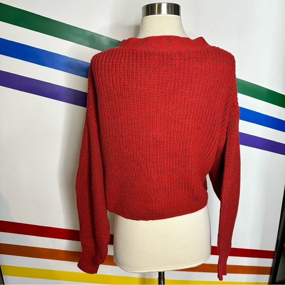 NEW Urban Outfitters Knit Cropped Sweater size small - Picture 2 of 5